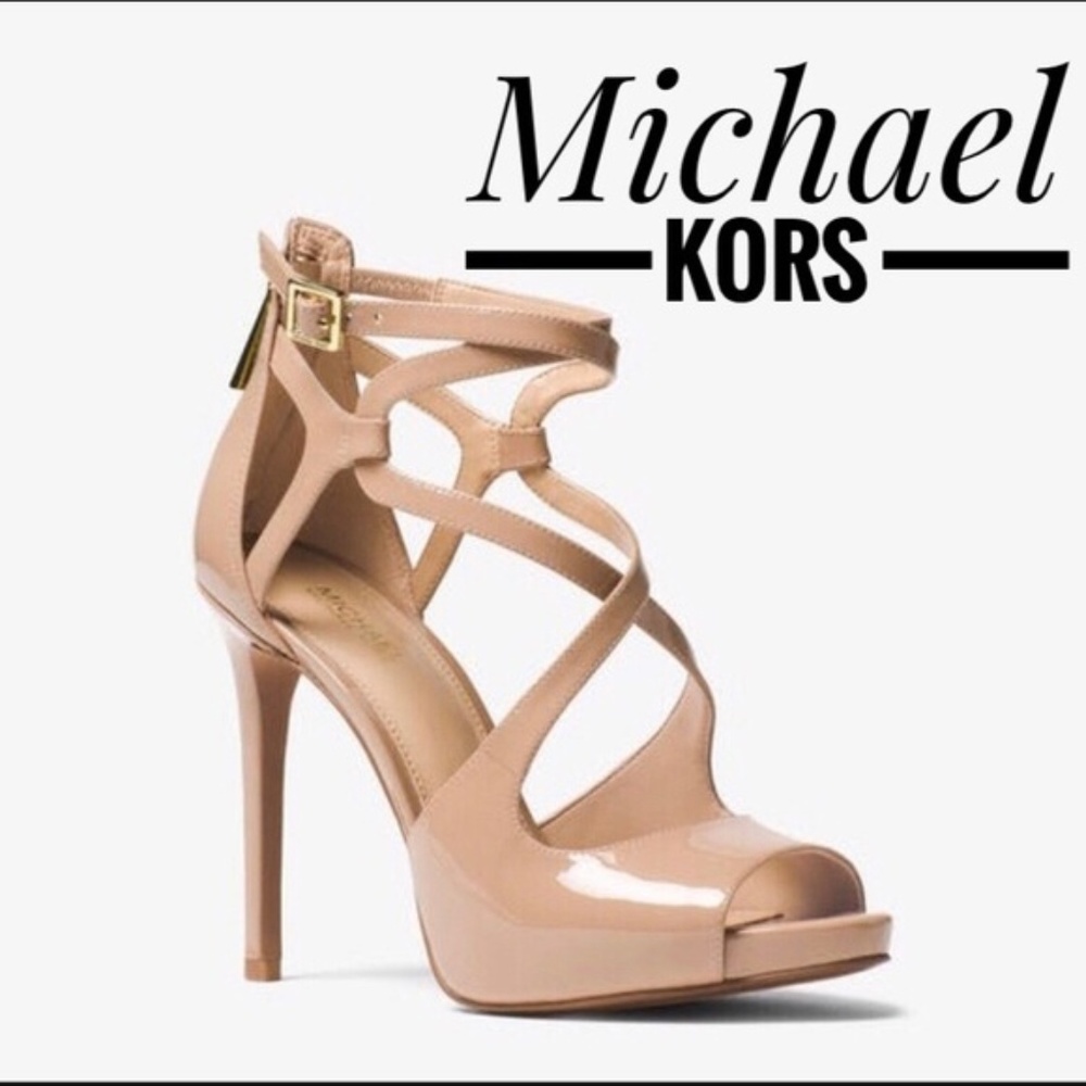 Michael Kors Catia Beige Heels✨Brand New!